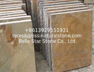 China Rusty Slate Wall Caps,Natural Wall Top Stone,Column Caps,Pillar Caps,Pillar Top Multicolor Stone supplier